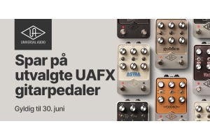 Spar på utvalgte Universal Audio UAFX gitarpedaler ut juni