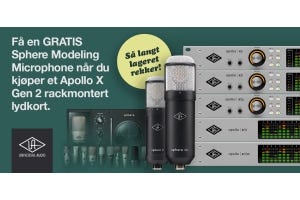 Få gratis Sphere Modeling mic når du kjøper Apollo X Gen 2 rackmontert lydkort