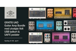 Gratis UAD Guitar Amp Bundle med utvalgte Volt lydkort og UAFX pedaler