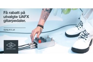 Sommerrabatt på utvalgte UAFX gitarpedaler
