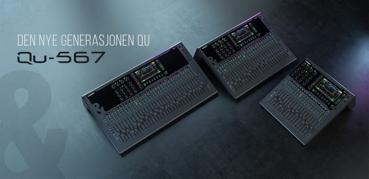 Allen & Heath annonserer neste generasjon Qu-miksere