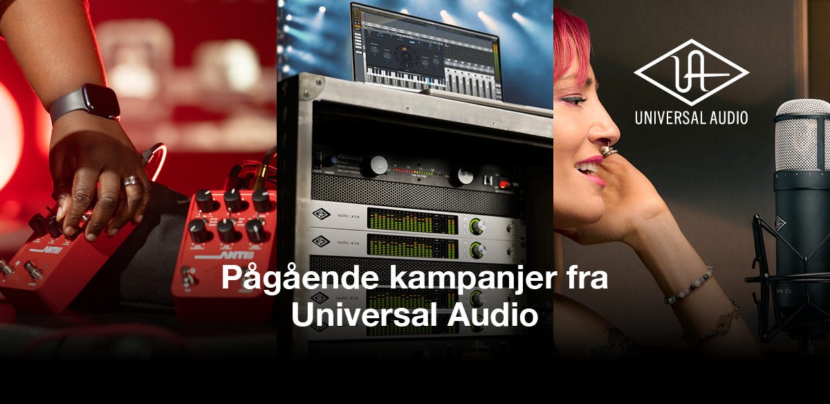 Pågående kampanjer fra Universal Audio 2025