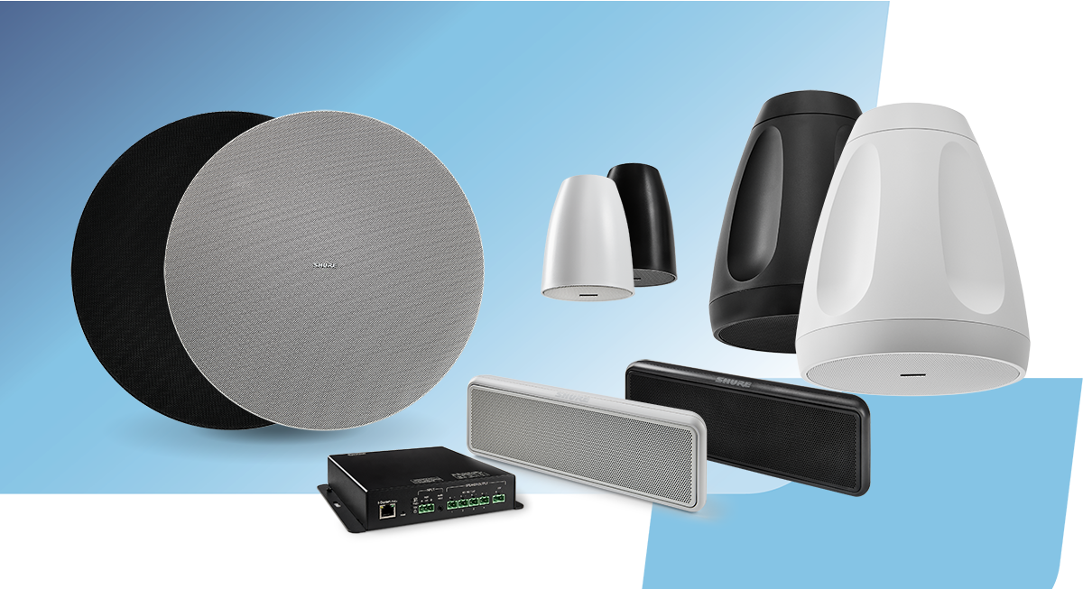 Shure lanserer nye Microflex™-høyttalere for best mulig lydopplevelse